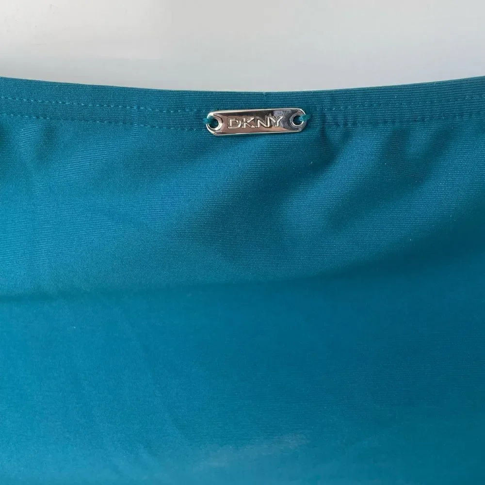 NWOT DKNY Blue Bikini Bottoms Size M